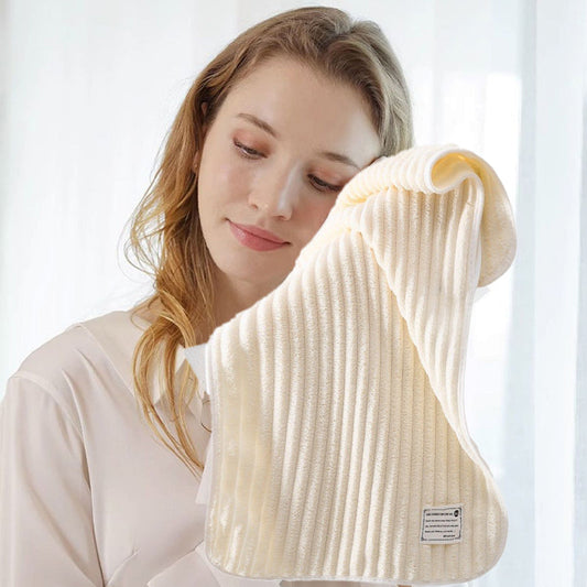 Serviette de Visage en Velours de Corail Ultra Douce et Absorbante