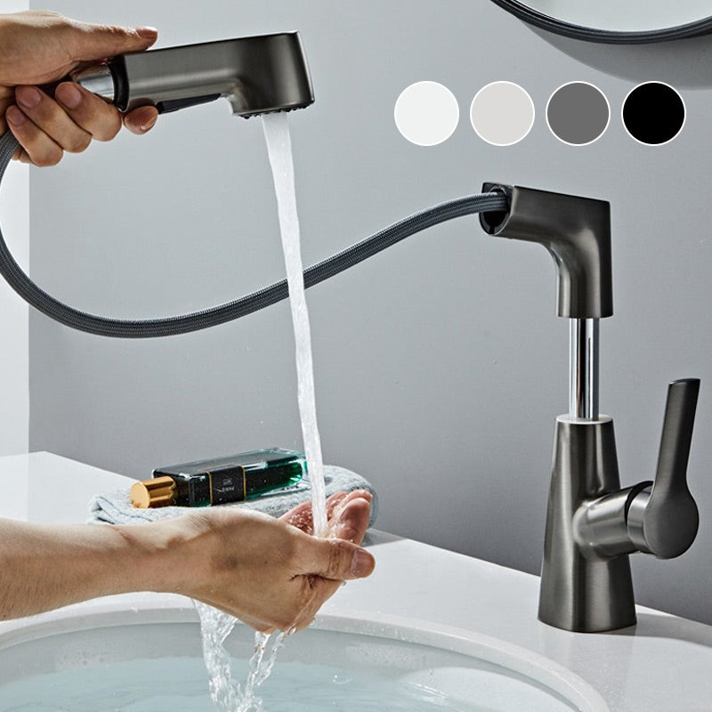 Bathroom Faucet With Pull Out Sprayer