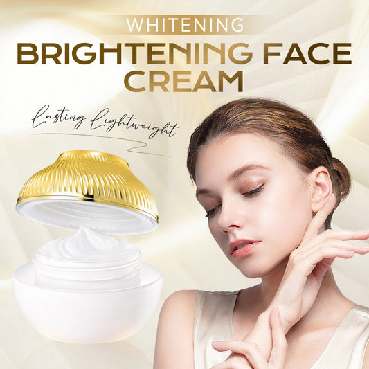 Crème pour le visage légère, longue tenue, éclaircissante et illuminatrice