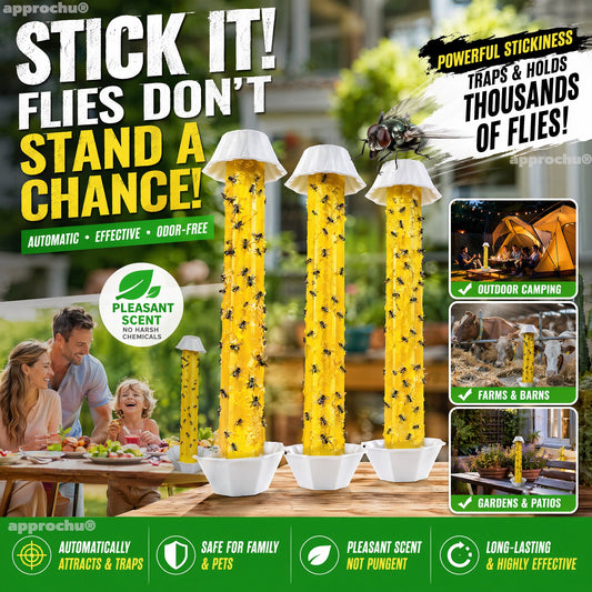 Piège à mouches collant pour jardin extérieur
