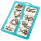 💖🧠 Iron Link Unlock Interlock Game - Casse-Tête Métallique Anti-Stress pour Défi Cérébral et Relaxation 🧩✨
