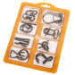 💖🧠 Iron Link Unlock Interlock Game - Casse-Tête Métallique Anti-Stress pour Défi Cérébral et Relaxation 🧩✨