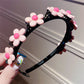 🌺 Barrette tressée enfant – Design soigné, matière douce & sans tirage ✨