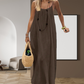 📢📢50% DE RÉDUCTION ! 👗☀️ Robe Camisole Femme Élégante – Dos Nu, Cordon de Serrage & Coupe Longue pour un Été Chic et Frais ⚡