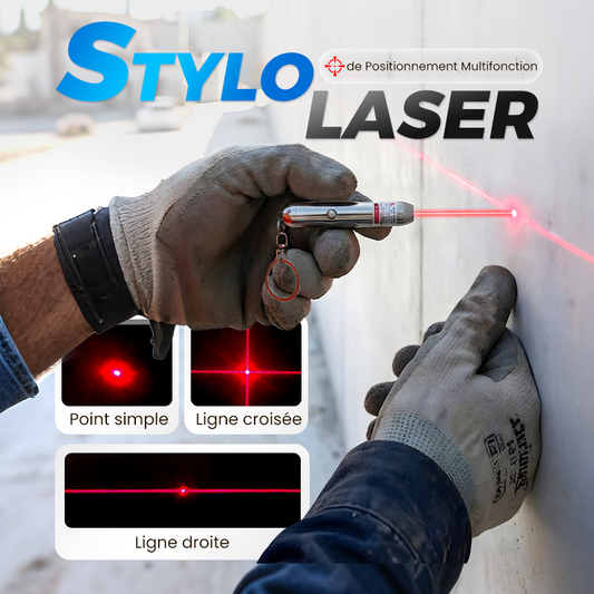 Stylo laser portable de positionnement à motifs multiples