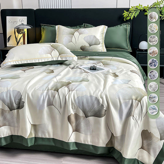 🔥Offre estivale limitée 50% de réduction 🌸 Cool Breathable Floral Sheets (4-piece set)