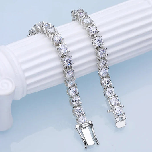 Moissanite étincelante Bracelet❤️