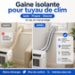 🔥Gaine isolante pour tuyau de climatisation : un indispensable pour la maison en été