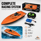 🎮🚢 PROMO FLASH 50% ! Bateau Radiocommandé Haute Vitesse 2.4GHz – Double Moteur, Coque Étanche, 2 Couleurs, 27cm, Parfait pour Piscine & Lac ⚡