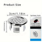 🔥 50% DE RÉDUCTION ! ✨Bouchon de vidange pour lavabo, lot de 4, rond, anneau de remplacement pour trop‑plein, accessoire pour salle de bain et cuisine