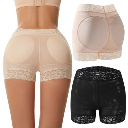 💓 Vente chaude ⇝ 💓 Women Lace Classic Daily Wear Body Shaper Butt Lifter Panty Slip lissant