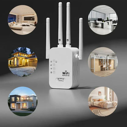 🎁 Dernier jour Promotion 50% 🔥 Extenseur WiFi 2026,1200Mbps Booster de signal à double bande (5GHz/2.4GHz), couvre 10 000 pieds carrés et 50 appareils, répéteur avec port Ethernet pour la maison
