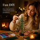 🎄✨ Kit de perles pour sapin de Noël à réaliser soi-même – 🎅 Créez votre propre décoration de Noël scintillante