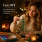 🎄✨ Kit de perles pour sapin de Noël à réaliser soi-même – 🎅 Créez votre propre décoration de Noël scintillante