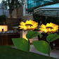 Lampes solaires à LED pour jardin en forme de tournesol🌻