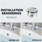 🔥 50% DE RÉDUCTION ! ✨Bouchon de vidange pour lavabo, lot de 4, rond, anneau de remplacement pour trop‑plein, accessoire pour salle de bain et cuisine