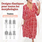 🔥DERNIER JOUR 50% DE RÉDUCTION🔥Robe à fleurs à col en V