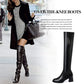 ✨série automne hiver✨bottes en cuir chaudes pour femmes✨avoir l'air mince