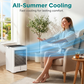 ❄️40 % DE RÉDUCTION EN CE MOMENT ! 🌬️Climatiseur portable 3-en-1 silencieux avec ventilateur