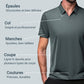🔥 T-shirt décontracté à revers pour homme, respirant et infroissable