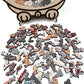 🎅Soldes de Noël 46 % de réduction🐱Puzzle en bois représentant un chat aux couleurs Morandi, 135 pièces🎁