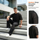 💯50 % DE RÉDUCTION ! 💯Ensemble 2 pièces comprenant un t-shirt et un pantalon à jambes larges pour homme