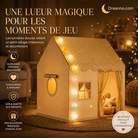 📢🏰 PROMO FLASH 50% ! Château Tente de Jeu pour Enfants – Espace Ludique, Pliable, Idéal Intérieur & Extérieur ✨