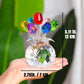 💐 50% DE RÉDUCTION ! ✨ Figurine de fleurs roses en cristal avec vase – Décoration élégante, Fait main & Idée cadeau parfaite 🎁