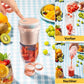 🎄 Promo Noël Éclatante：70 % de réduction ! 🎄 Vitalité en Voyage | Jus Frais Fait Maison en 30s - Extracteur Portable Rechargeable 🥤