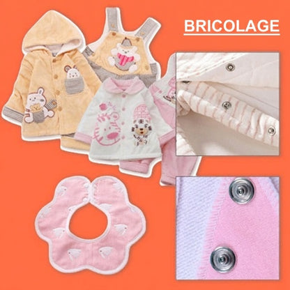 📢📢50 % de réduction！！！Kit d'outils pour boutons-pression en métal avec pinces de fixation