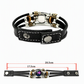 ⭐ 50 % DE RÉDUCTION MAINTENANT ! 🐾 Bracelet Zodiaque en cuir phosphorescent – Brille dans le noir, ajustable et unisexe – Parfait pour les passionnés d'astrologie et à porter au quotidien ✨