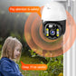 Caméra de surveillance solaire sans fil intelligente
