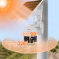 Caméra de surveillance solaire sans fil intelligente