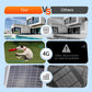 Caméra de surveillance solaire sans fil intelligente
