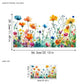 📢📢40% DE RÉDUCTION !! ⏰Sticker Fenêtre Bouquet Floral Coloré – Design vibrant, facile à décoller & amovible – Parfait pour la maison, café & déco printanière ✨