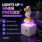 Porte-Clés Bouton Mouette avec Son Réaliste et Lumière LED – Cadeau Interactif Amusant pour la Famille et les Amis