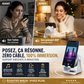 📱🔊 Support téléphone avec haut-parleur à induction, support stable et son amplifié pour bureau et chambre ✨