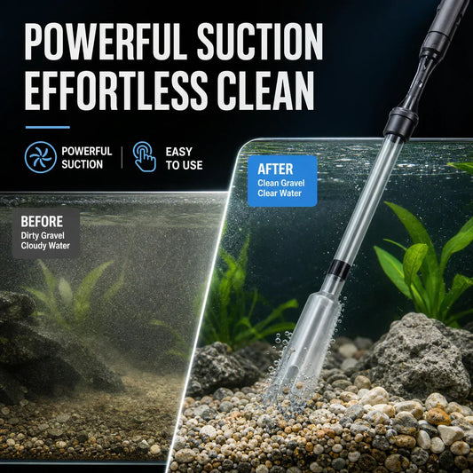 💫🐟 Nettoyeur gravier électrique aquarium, nettoyage rapide des déchets, entretien facile de votre bac à poissons
