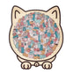 🎅Soldes de Noël 46 % de réduction🐱Puzzle en bois représentant un chat aux couleurs Morandi, 135 pièces🎁