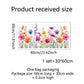 📢📢40% DE RÉDUCTION !! ⏰Sticker Fenêtre Bouquet Floral Coloré – Design vibrant, facile à décoller & amovible – Parfait pour la maison, café & déco printanière ✨