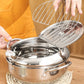 🍳 Friteuse à contrôle de température – Fini les frites trop cuites ou froides – Corps profond, thermomètre intégré, support de vidange – Idéal pour friture maison 🍟