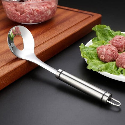 🔥 50% DE RÉDUCTION ! ✨Cuillère à boulettes de viande – en acier inoxydable 🥩🍡