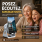 📱🔊 Support téléphone avec haut-parleur à induction, support stable et son amplifié pour bureau et chambre ✨