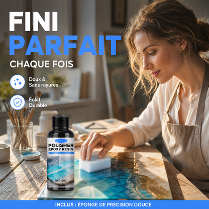 ✨ PROMO LIMITÉE 50% DE RÉDUCTION ! 💎 Polissage Résine Époxy – Brillance Maximale, Anti-Rayure, Rénovation 🎨