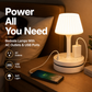 💡🔌 Lampe de chevet avec prises USB et secteur – 50 % de réduction ! 3/4 prises secteur, 2 ports USB, 1 port Type-C – rechargez vos appareils pendant que vous dormez. ⭐🏠