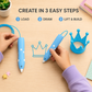 Nom du produit (Titre du produit) : Stylo d'impression 3D sans fil à basse température pour enfants