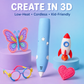 Nom du produit (Titre du produit) : Stylo d'impression 3D sans fil à basse température pour enfants