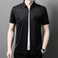 Chemise d'affaires à manches courtes et à boutons pour hommes