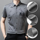 Chemise d'affaires à manches courtes et à boutons pour hommes