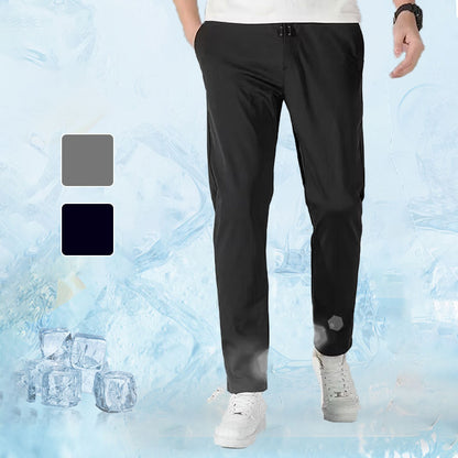 Pantalon Frais et Stylé à Taille Élastique pour Hommes